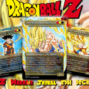 Dragon Ball "Z Warrior Tribal" Deck - Zurgo, Stormrender / Goku, the Legendary Super Saiyan EDH Proxy High Poweered Casual!