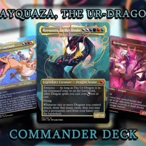The Ur-Dragon EDH Proxy Deck - Pokémon Art, Tarkir Dragonstorm, Dragon Tribal Commander