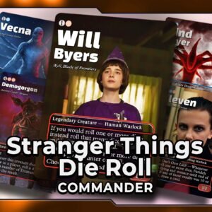 Wyll, Blade of Frontiers | Stranger Things | Die Roll Theme | 100 Card Commander Deck + 18 Tokens