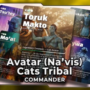 Arahbo, Roar of the World | Avatar (Na’vi) | Cat Tribal Theme | 100 Card Commander Deck + 18 Tokens