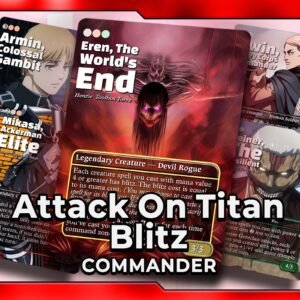 Henzie "Toolbox" Torre | Attack on Titan | Blitz Theme | 100 Card Commander Deck + 18 Tokens