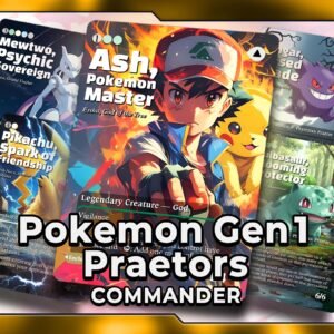 Esika, God of the Tree | Pokémon Gen 1 | Praetors Theme | 100 Card Commander Deck + 18 Tokens