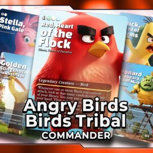 Choco, Seeker of Paradise | Angry Birds | Bird Tribal Theme | 100 Card Commander Deck + 18 Tokens