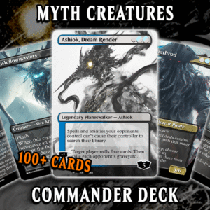Mythological Creatures MTG Proxy Deck - Captain N'ghathrod EDH | Premium Deck | Custom Competitive 100+ Cards