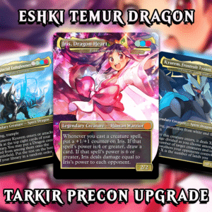Ureni of the Unwritten / Eshki, Temur’s Roar - Kyurem / Iris Dragon Pokémon Trainer | Art EDH Proxy Deck Custom MTG High powered Proxy Deck