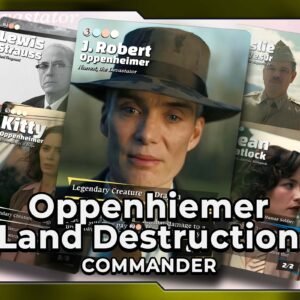 Numot, the Devastator | Oppenheimer Land Destruction | 100 Card Commander Deck + 18 Tokens