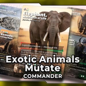 Jegantha, the Wellspring | Exotic Animals Mutate | 100 Card Commander Deck + 18 Tokens